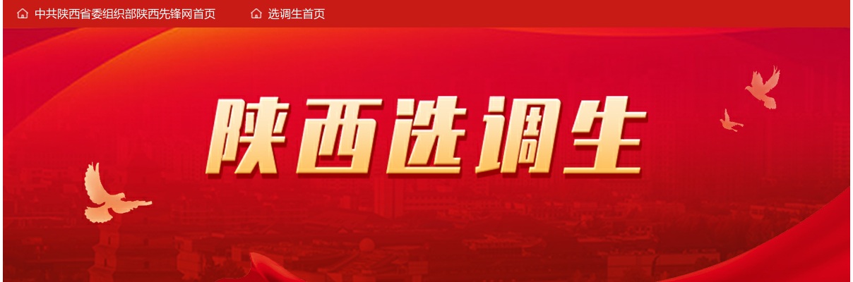 2025陕西省选调生招录考试公告 图片